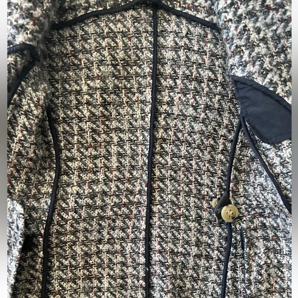 Isabel Marant Gray Black Tweed Double-Breasted Blazer - Picture 7 of 11